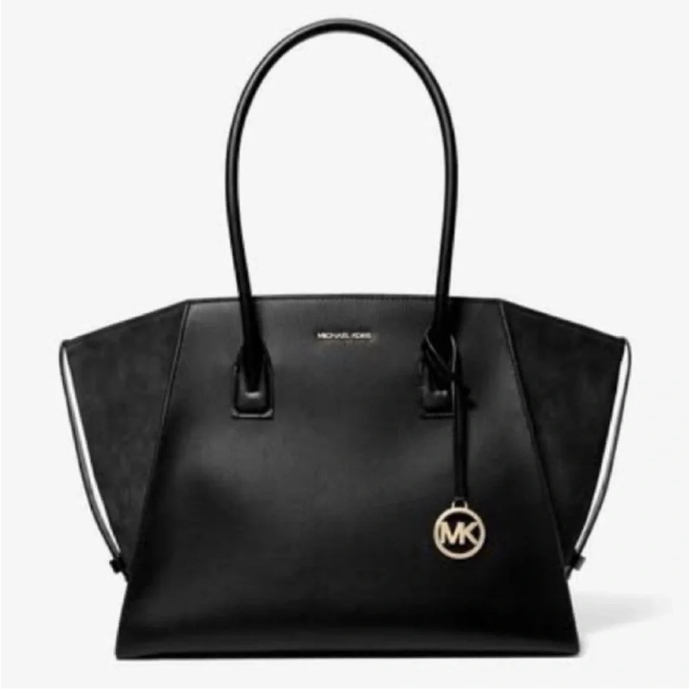 Michael Kors Avril XL Black Tote Shoulder Bag